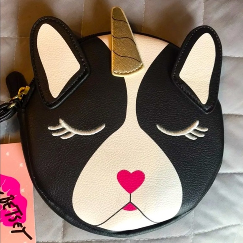 Betsey Johnson adorable Kitty wristlet